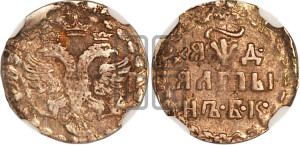 Алтын 1704 года БК