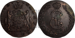 10 копеек 1781 года КМ (для Сибири)