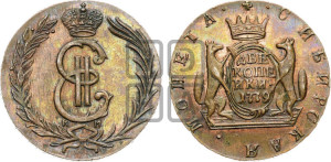 2 копейки 1779 года КМ (для Сибири). Новодел.