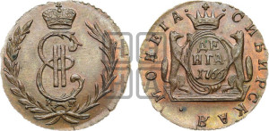 Денга 1766 года КМ (для Сибири). Новодел.