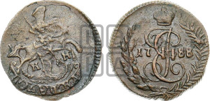Полушка 1788 года КМ (КМ, Сузунский монетный двор)