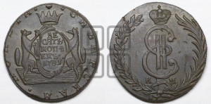 10 копеек 1781 года КМ (для Сибири)