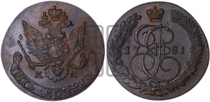 5 копеек 1781 года КМ (КМ, Сузунский монетный двор)