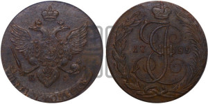 5 копеек 1789 года КМ (КМ, Сузунский монетный двор)