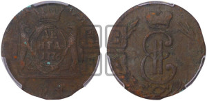 Денга 1776 года КМ (для Сибири)