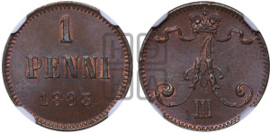 1 пенни 1883 года