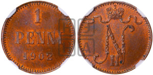 1 пенни 1902 года