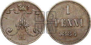 1 пенни 1884 года
