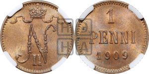 1 пенни 1909 года
