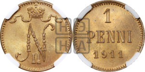 1 пенни 1911 года