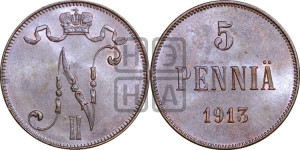 5 пенни 1913 года