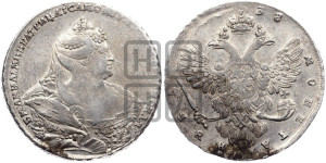 1 рубль 1738 года (московский тип)