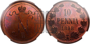 10 пенни 1898 года