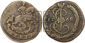 Денга 1768 года ЕМ (ЕМ, Екатеринбургский монетный двор)