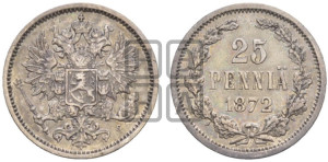25 пенни 1872 года S