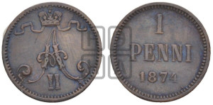 Пенни 1874 года