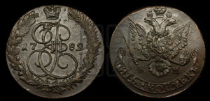 5 копеек 1782 года КМ (КМ, Сузунский монетный двор)