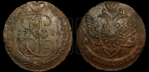 5 копеек 1788 года ЕМ (ЕМ, Екатеринбургский монетный двор)