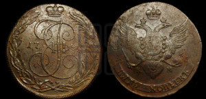 5 копеек 1788 года КМ (КМ, Сузунский монетный двор)