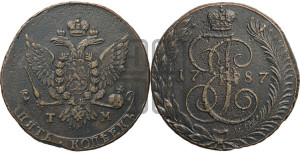 5 копеек 1787 года ТМ (ТМ, Таврический монетный двор)