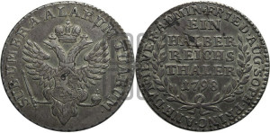 Ein halber reichsthaler 1798 года