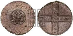 5 копеек 1724 года (”Крестовик”, без обозначения монетного двора)