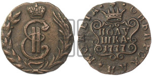 Полушка 1777 года КМ (для Сибири)