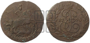 2 копейки 1790 года ЕМ (ЕМ, Екатеринбургский монетный двор)