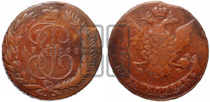 5 копеек 1768 года ММ (ММ, Красный  монетный двор)