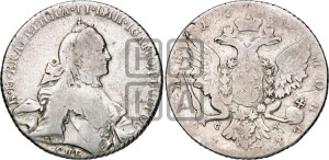 1 рубль 1764 года СПБ / СА (с шарфом на шее)