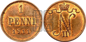 1 пенни 1911 года