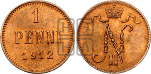 1 пенни 1912 года