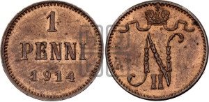 1 пенни 1914 года