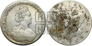 1 рубль 1781 года СПБ/ИЗ (новый тип)