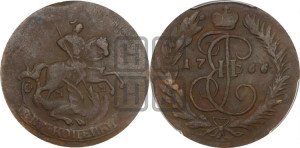 2 копейки 1766 года ММ (ММ, Красный  монетный двор)