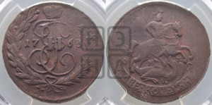 2 копейки 1763 года ММ (ММ, Красный  монетный двор)