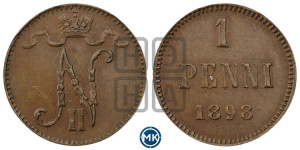 1 пенни 1898 года