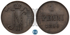1 пенни 1899 года