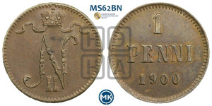1 пенни 1900 года