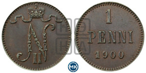 1 пенни 1900 года
