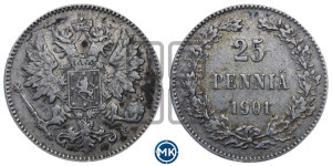 25 пенни 1901 года L