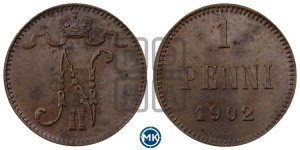 1 пенни 1902 года