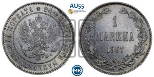 1 марка 1907 года L
