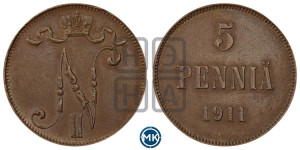 5 пенни 1911 года