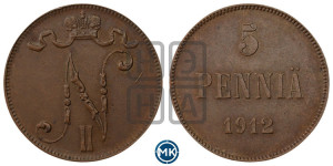5 пенни 1912 года