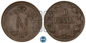 10 пенни 1916 года