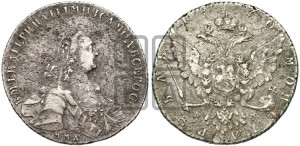 1 рубль 1770 года ММД/ДМ ( MMД, без шарфа на шее)