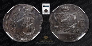 Денга 1771 года КМ (для Сибири)