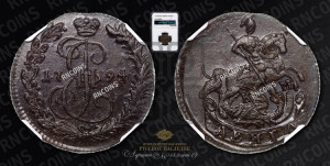 Денга 1794 года КМ (КМ, Сузунский монетный двор)