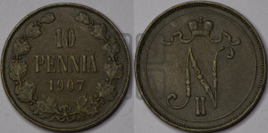 10 пенни 1907 года